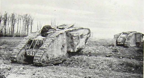 British tanks in WWI