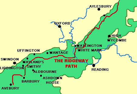Map of the Ridgeway