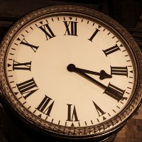 An old clock face