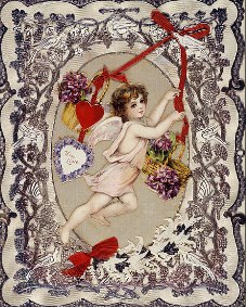 19th century Valentine card WKPD
