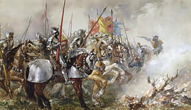 King Henry V at the Battle of Agincourt 1415 WKPD