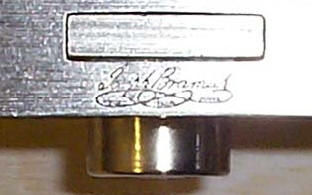 Bramah's lock with Joseph's signature