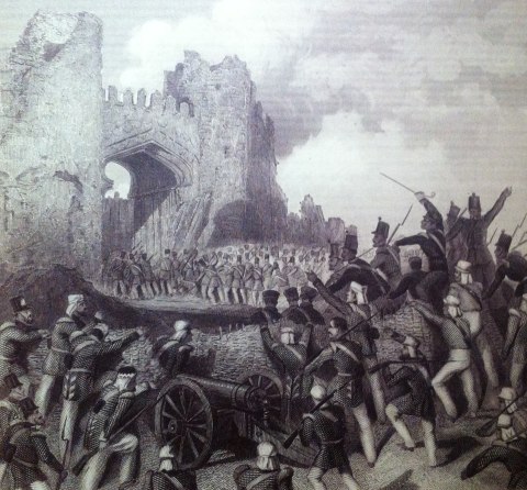 British troops retaking Delhi - Indian Mutiny 1857