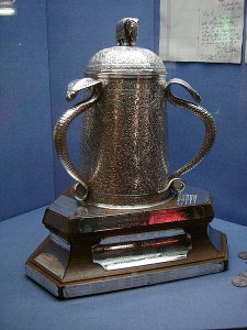 The Calcutta Cup on display at Twickenham, 2007, Simon Platt, WCC