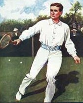 C B Fry playing tennis WKPD