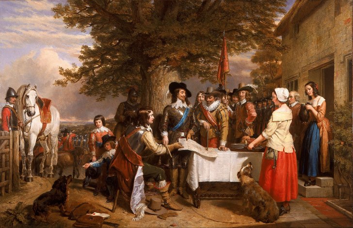 Charles I before the battle of Edgehill