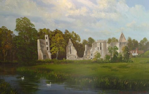 Painting of Minster Lovell Hall