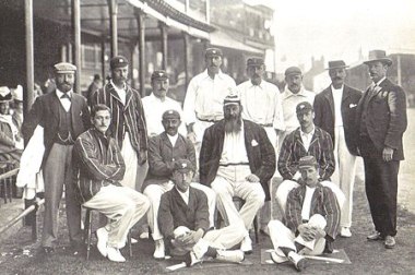 England v Australia cricket team 1899 WKPD