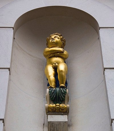 The Golden Boy at Pye Corner
