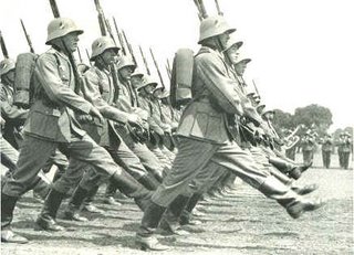 Goosestepping Troops