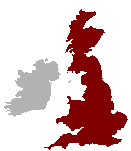 A map of Great Britain