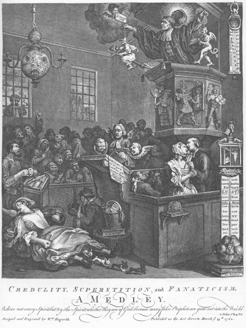 William Hogarth - Credulity, Superstition, and Fanaticism