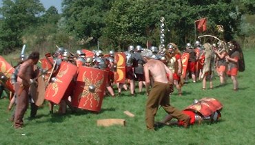 Iceni battle against the Romans HUK