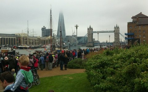 The Jubilee Floatilla from Wapping