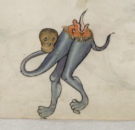 grotesque from luttrell psalter
