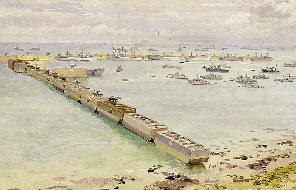 Mulberry harbour © National Maritime Museum, London