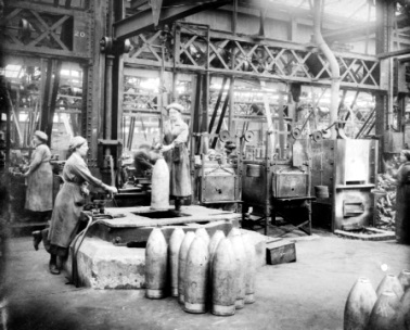 Munitions factory in WWI