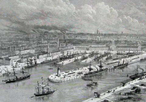 Proposed docks at Manchester HUK