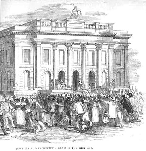 Manchester Town Hall - Reading the Riot Act