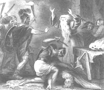 Romans slaying Druids