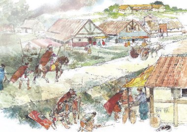 Roman village and road (time Team)