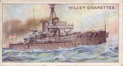 SS Dreadnought Cigarette Card