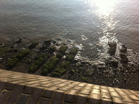 Another shot of the SS Great Eastern's launch ramp