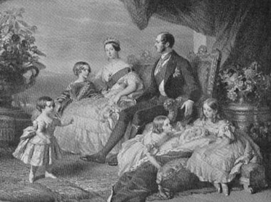 Queen Victoria Prince Albert and their children