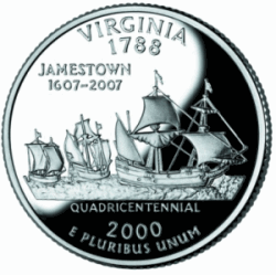 Virginia State Quarter WKPD