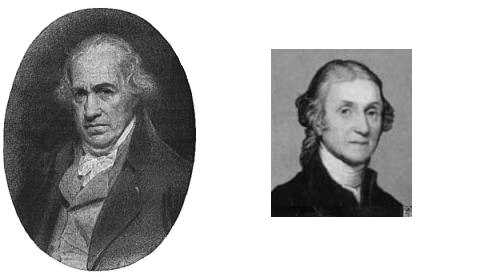 James Watt and Joseph Priestley