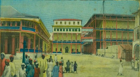 Zanzibar palace before the war