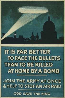 World War One Zeppelin poster