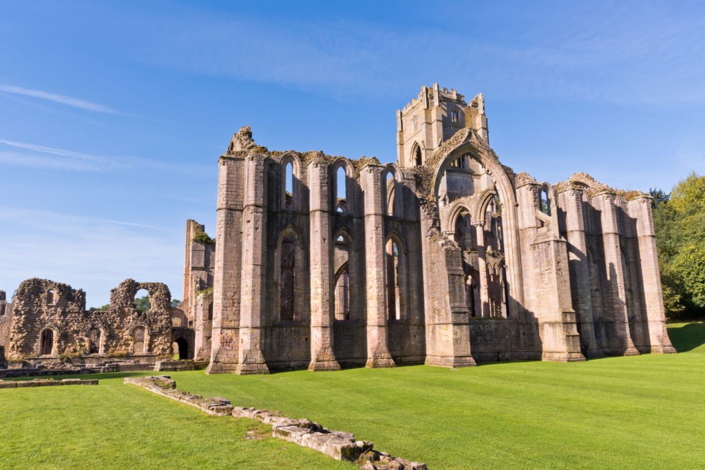 Fountains Abbey, North Yorkshire Historic UK