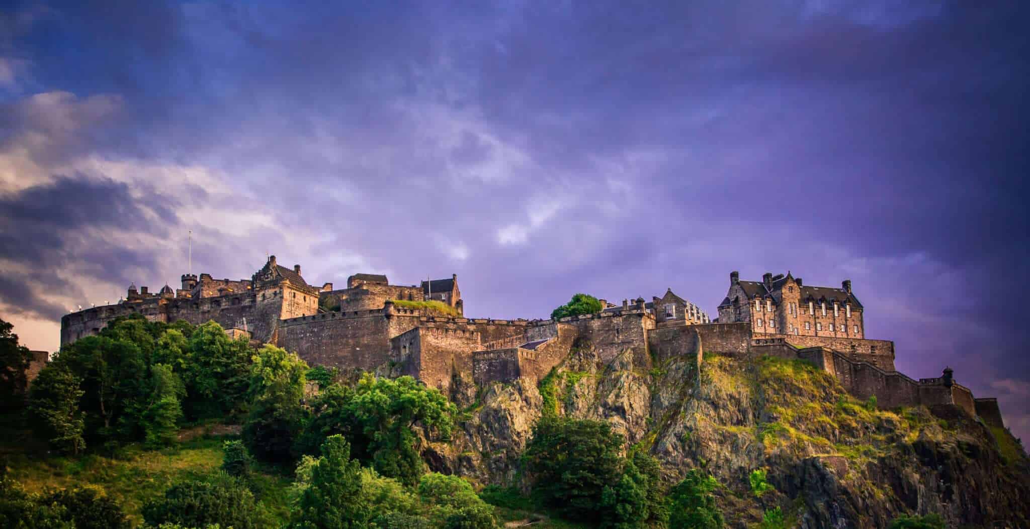 castles to visit in scotland map