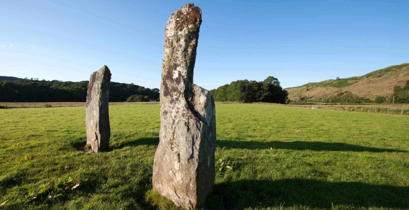 Ancient standing stones in Britain