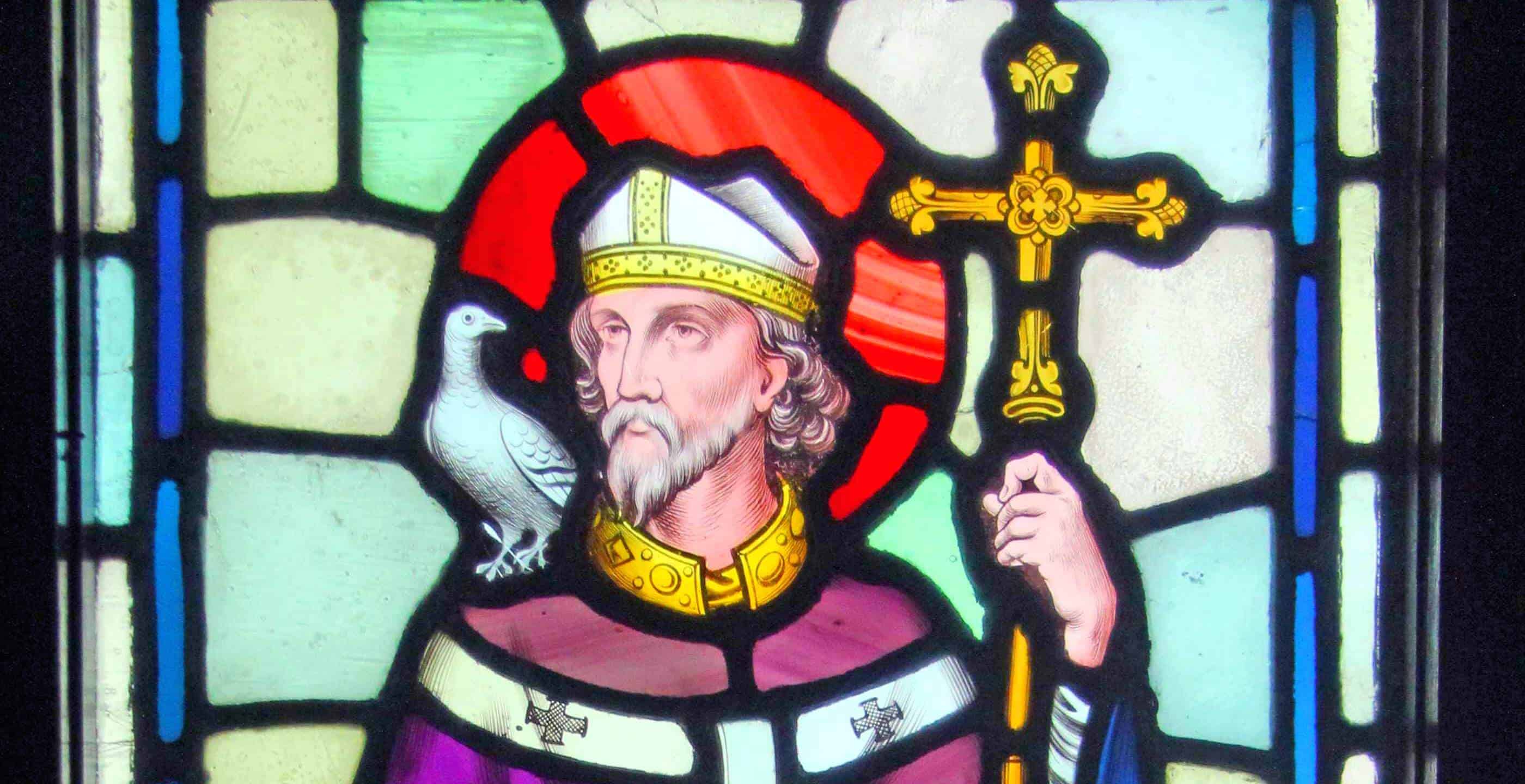 St David, the patron saint of Wales