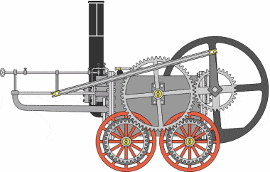Trevithick locomotive