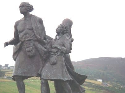 Emigrants statue