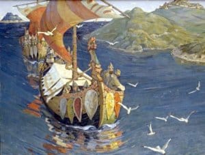 Viking longboat