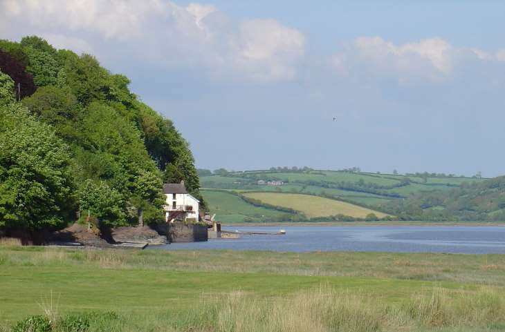 Dylan Thomas's boathouse at Laugharne
