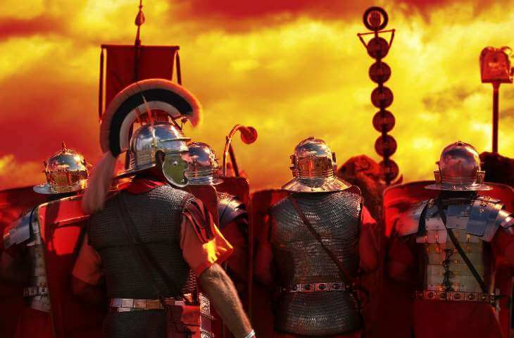 Roman soldiers