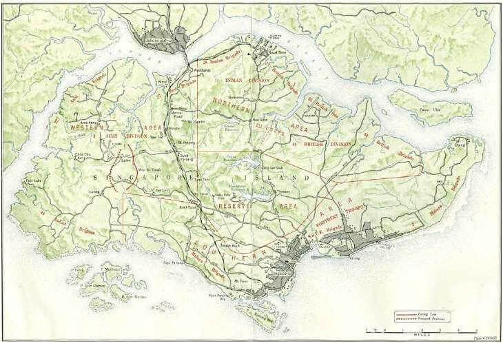 Map of Singapore