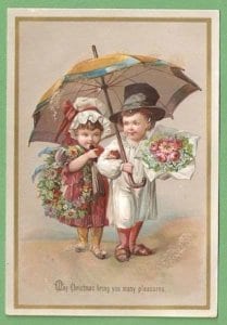 Victorian Christmas Card