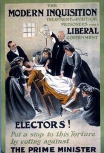 Suffragette being force fed