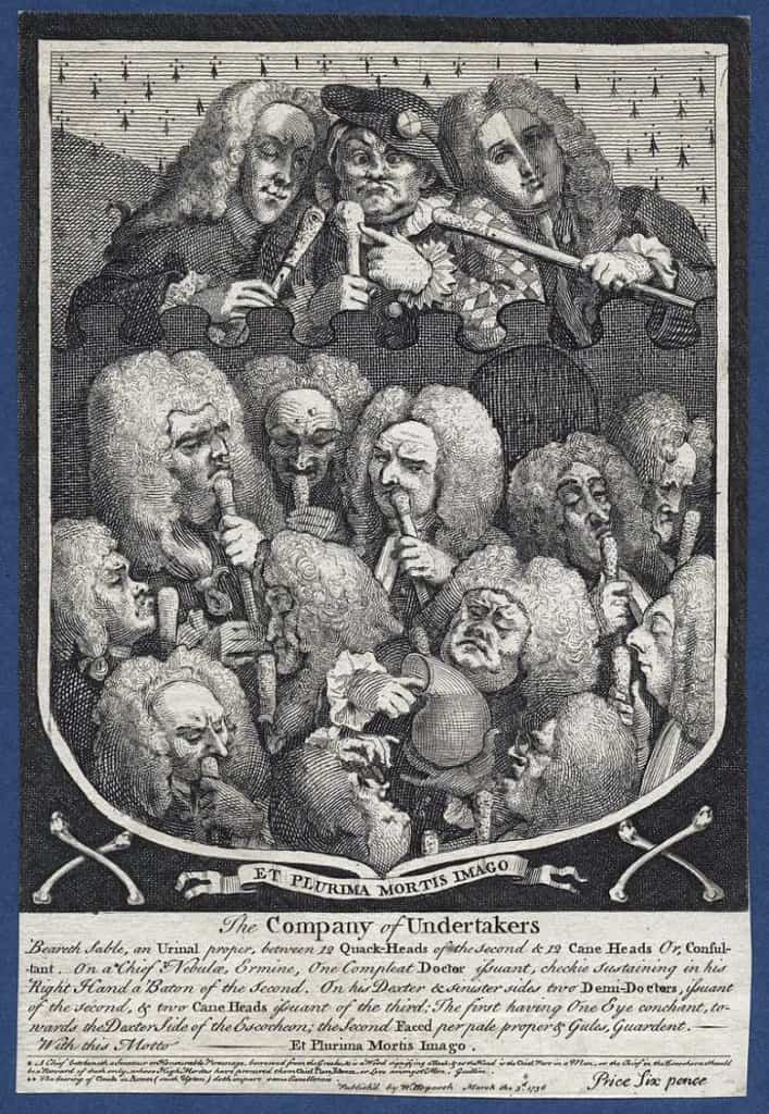 Company of Undertakers, William Hogarth