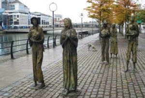 Famine Memorial Sculpture Dublin