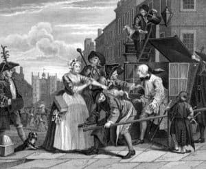 A Rakes Progress, Hogarth