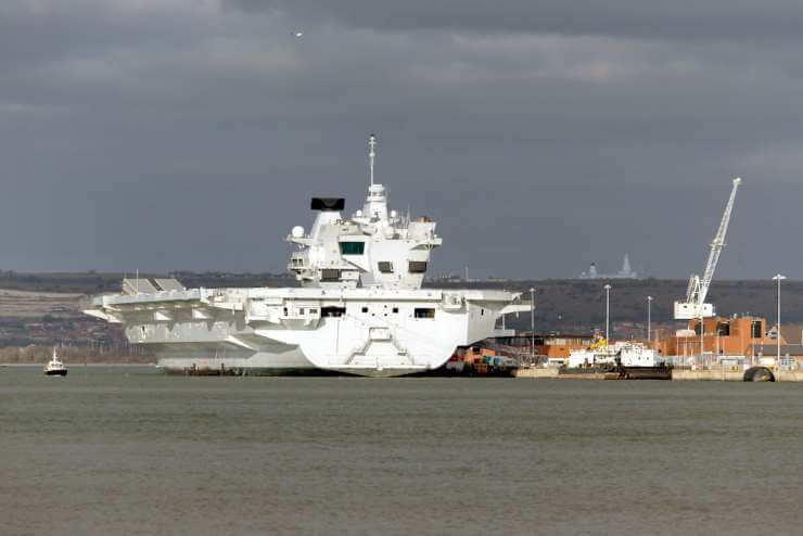 New aircraft carrier HMS Queen Elizabeth