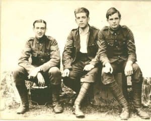 Edward Brittain, Roland Leighton and Victor Richardson