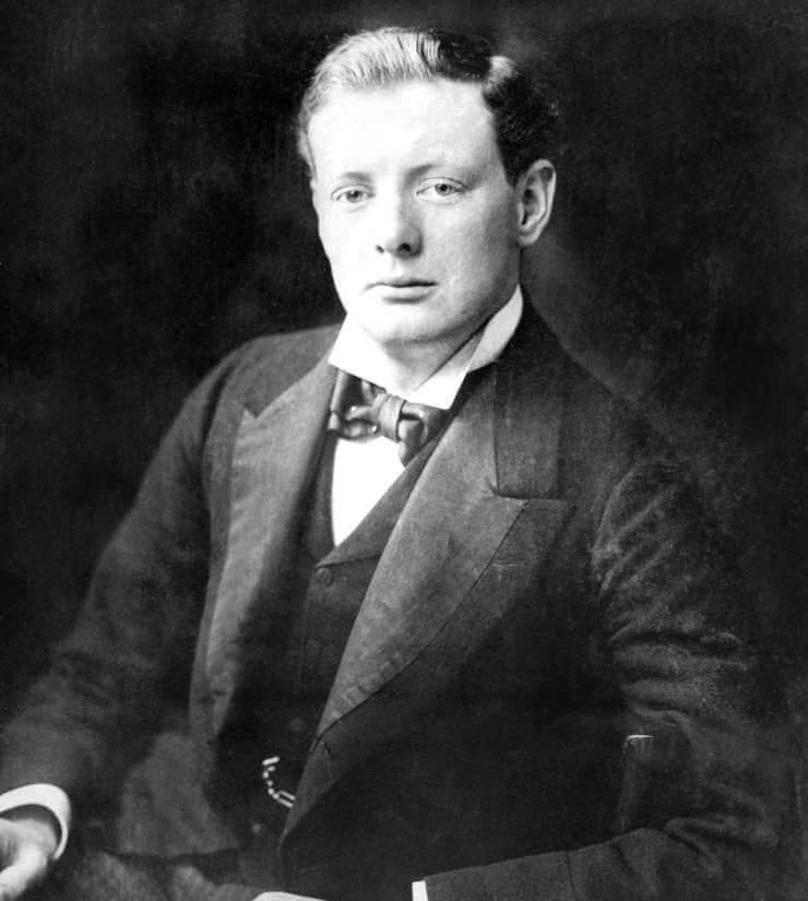 Churchill in 1900